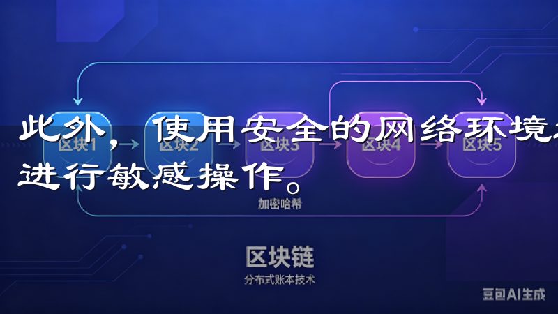 此外，使用安全的网络环境进行交易，避免在公共Wi-Fi下进行敏感操作。
